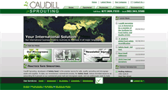 Desktop Screenshot of caudillsprouting.com